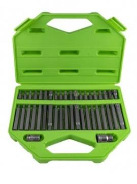 Garnitura bitseva sa 10 mm prihvatom, dugi i kratki, 4-12 mm + T20H-T60H + M5-M12 u koferu 42/1 JBM